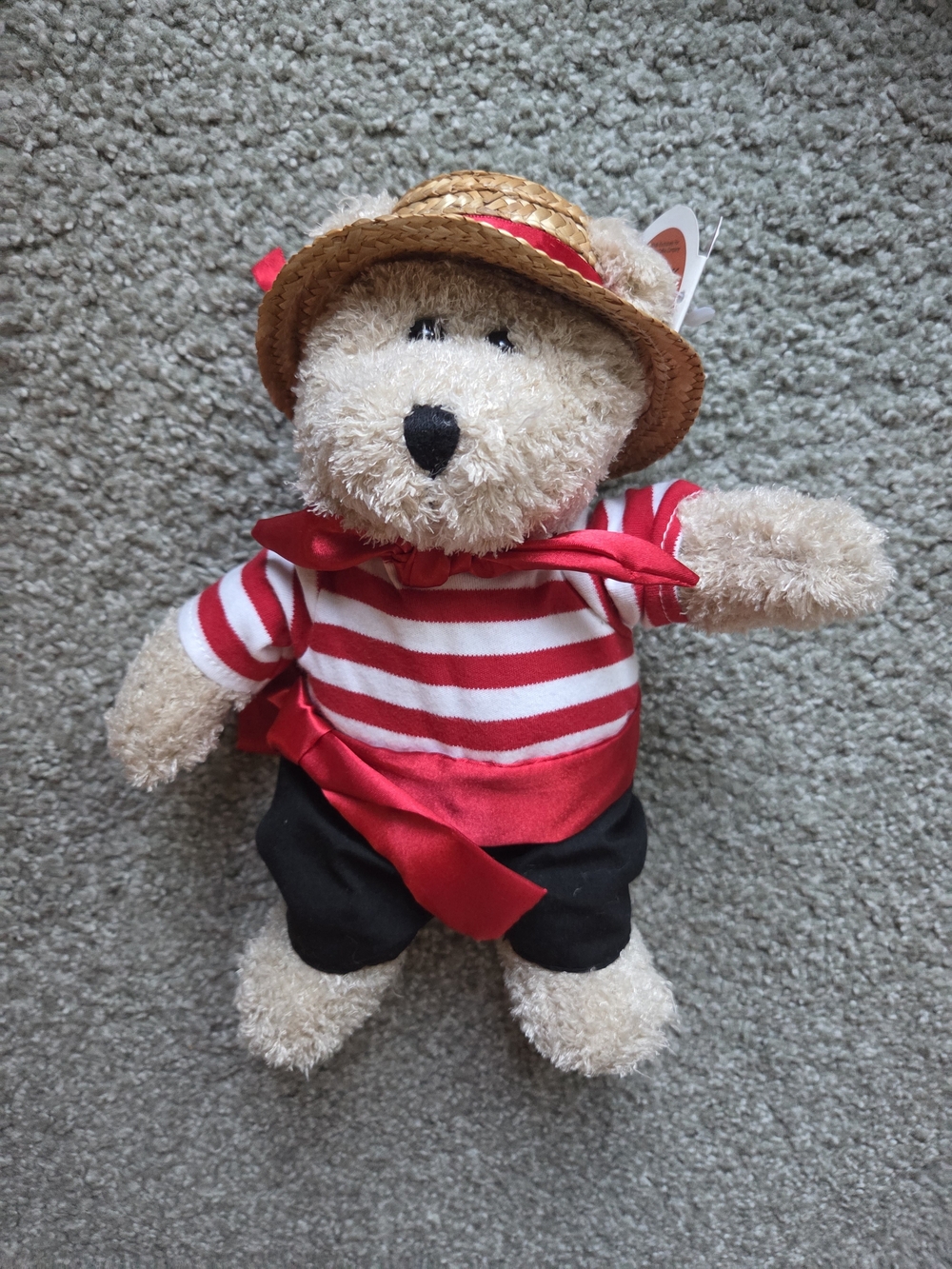 Starbucks International Bearista Venice Gondolier Plush Teddy Bear With Tag